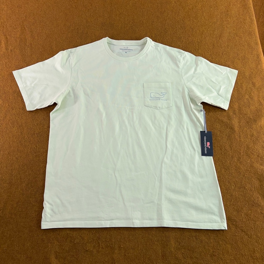 Vineyard Vines Mens XL Blue Short Sleeve Vintage Whale Pocket T-Shirt NWT